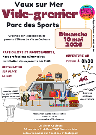 Vide-greniers "La Vie en Couleurs"