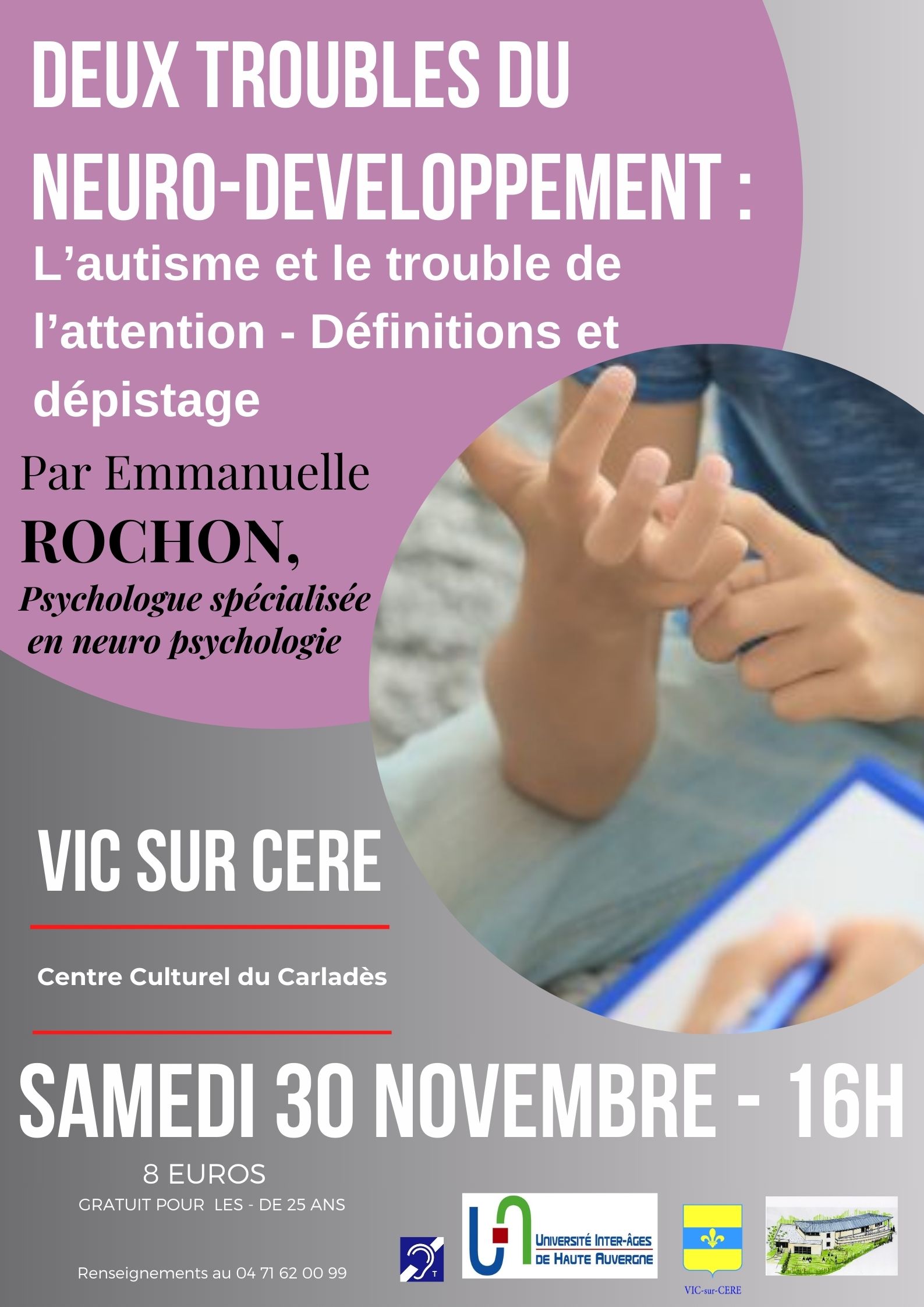 L’autisme et le trouble de l’attention par Emmanuelle ROCHON