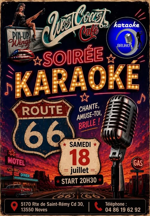 West Coast Café - Soirée karaoké