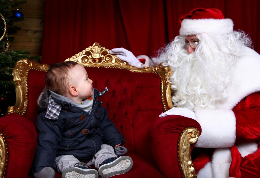 Place à Noël : Stand photo du Père Noël_Le Grand-Bornand