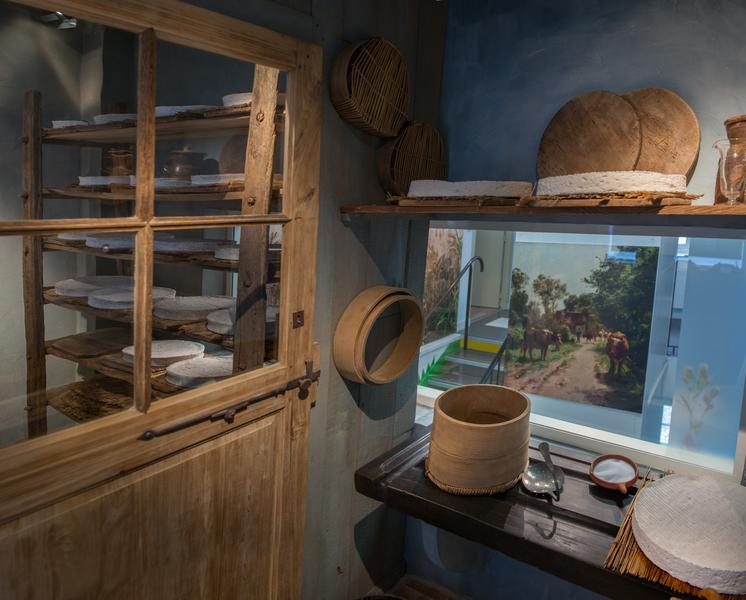 Reconstitution d'une cave d'affinage