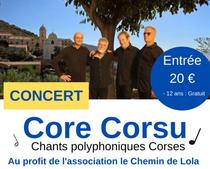 Concert de chants polyphoniques corses - Core Corsu_Montbrison