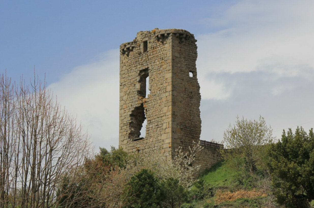Point de vue de la tour de Châteauneuf-de-Vernoux