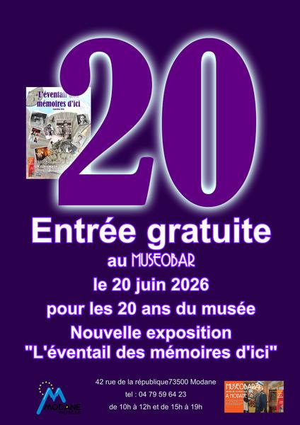 Affiche des 20 ans