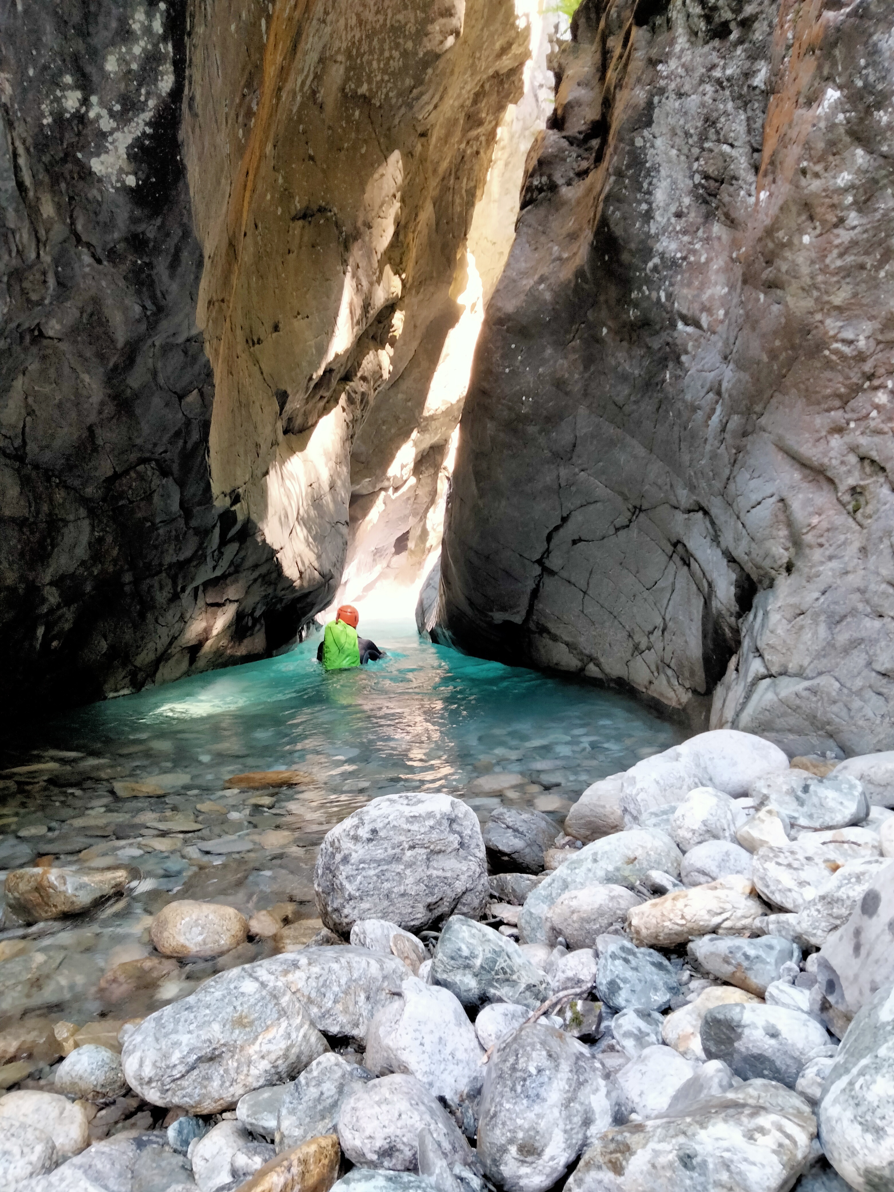 Canyoning avec Damien