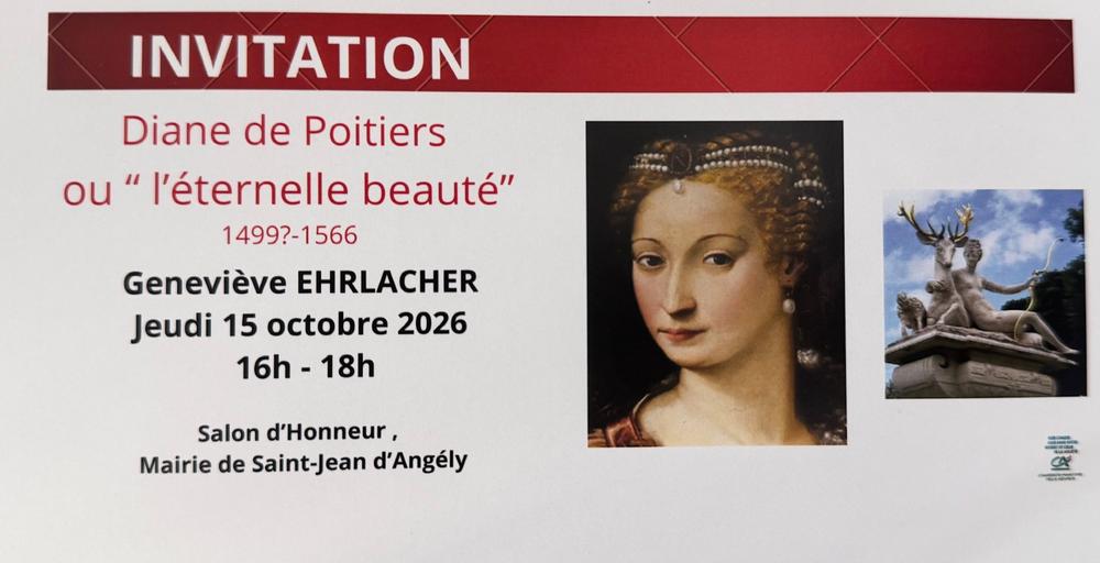 Conférence "Diane de Poitiers ou l'éternelle beauté"
