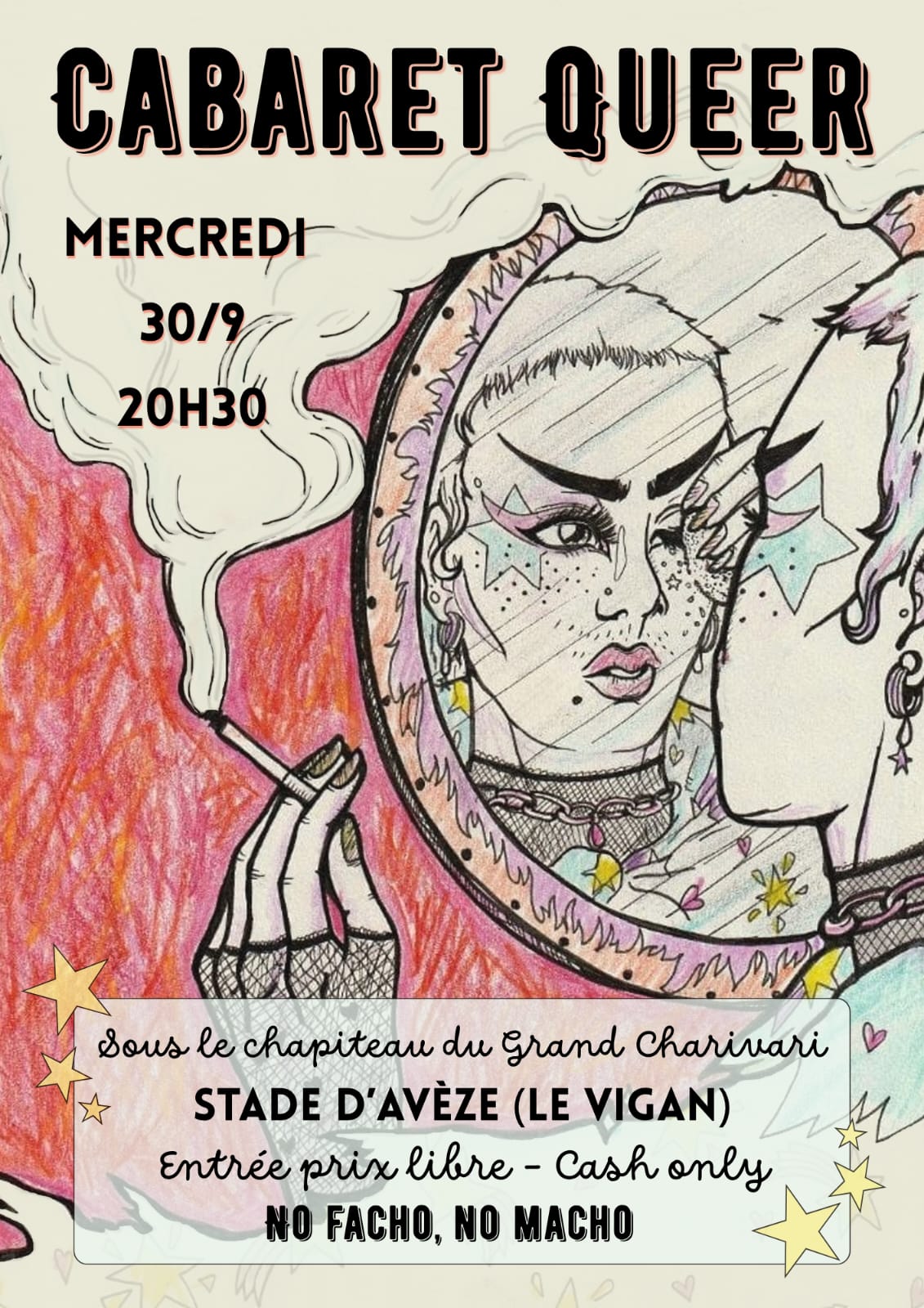 Affiche Cabaret Queer 30 septembre 2026