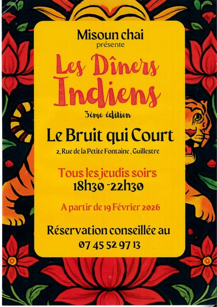 Les dîners indiens