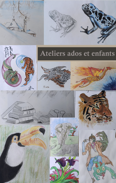 Atelier ados et enfants de la Palette Crémolane_Crémieu