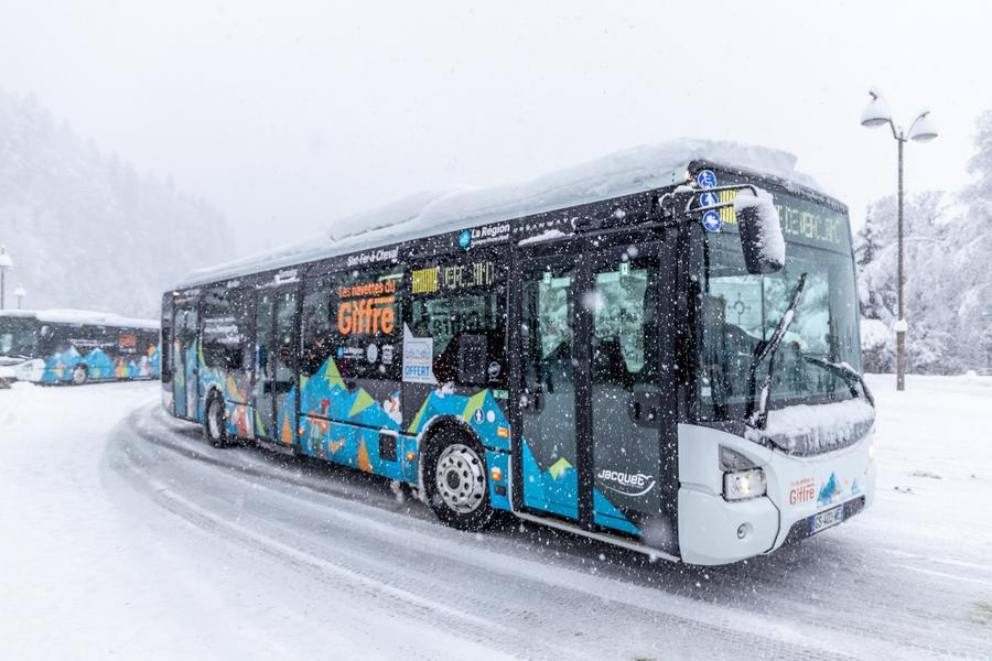 Navettes vers les pistes de ski de fond_Samoëns