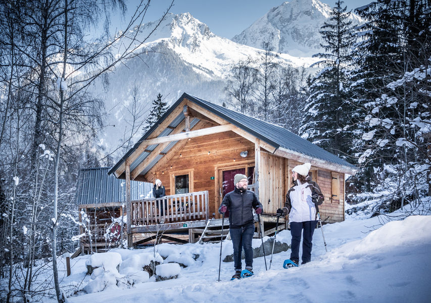 Les chalet Huttopia de Bozel