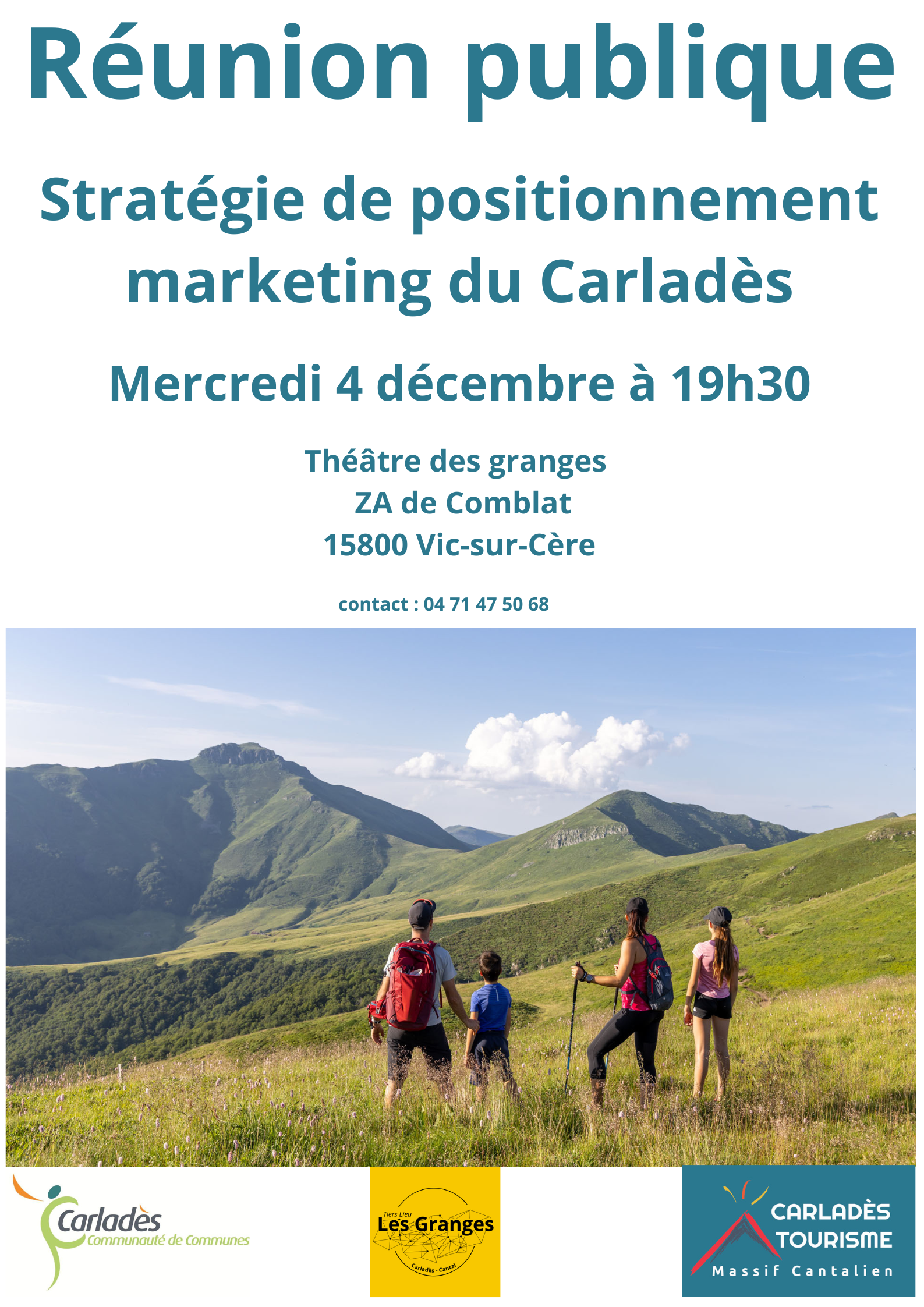 Réunion publique stratégie de positionnement marketing