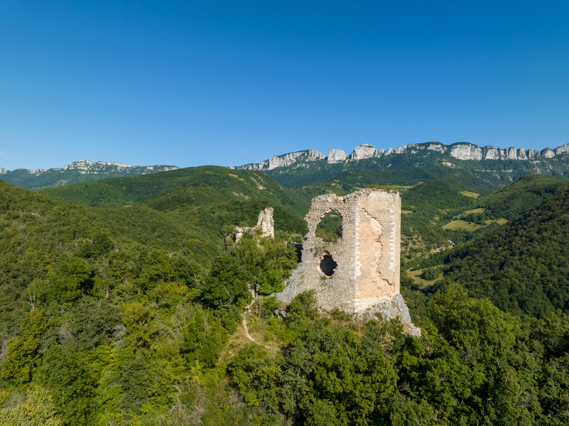 Les Ruines du Château de Barbières_Barbières
