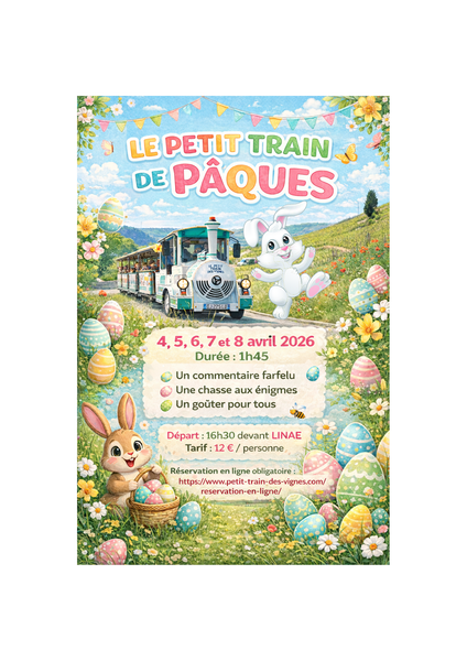 Le Petit train de Pâques - Le Petit Train des Vignes_Tain-l'Hermitage