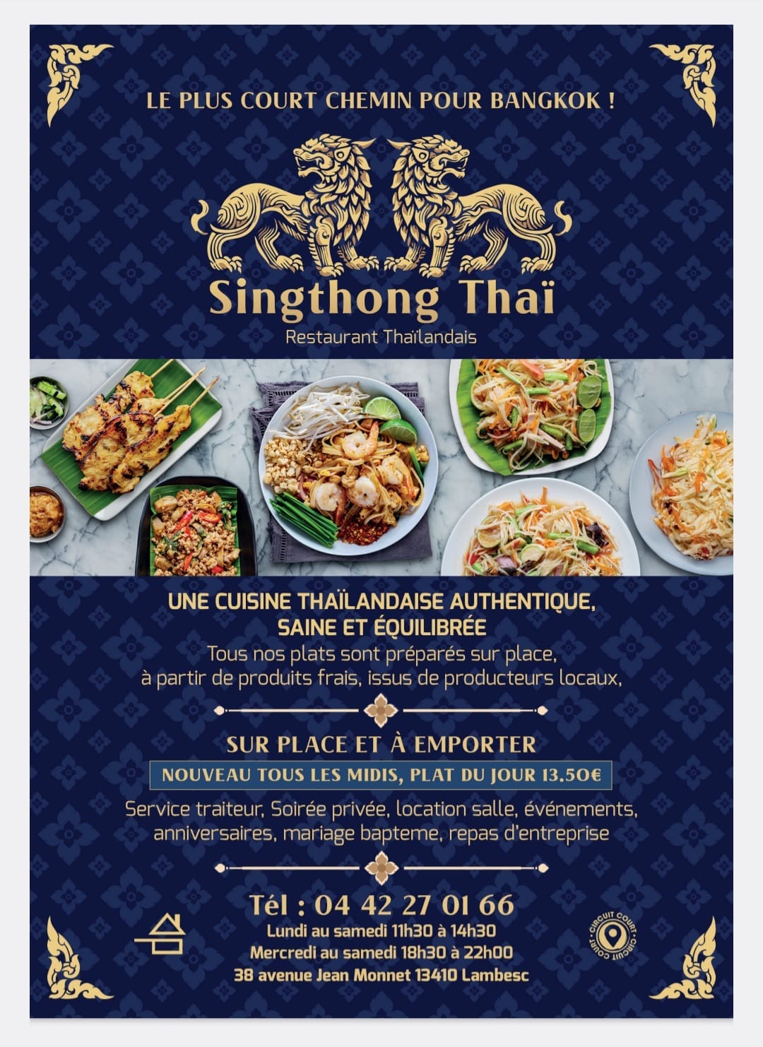 Singthong Thaï restaurant-traiteur null France null null null null