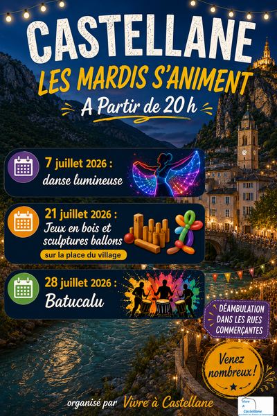 Les mardis s'animent !_Castellane