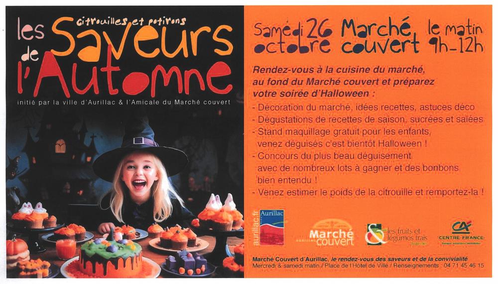 Les saveurs de l'automne au Marché Couvert_Aurillac