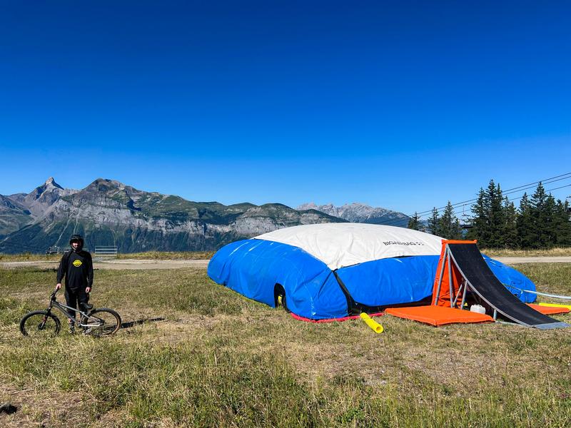 Airbag VTT_Les Carroz-d'Arâches