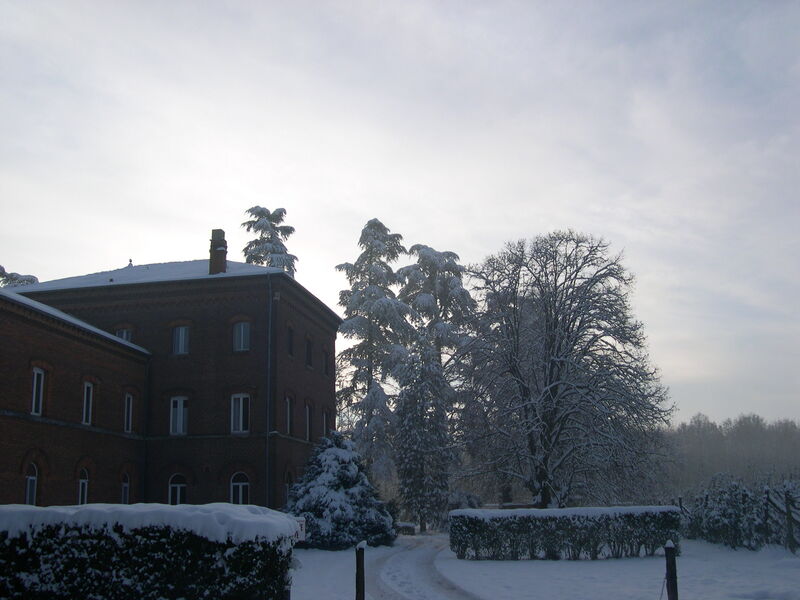 Neige sur l'Abbaye