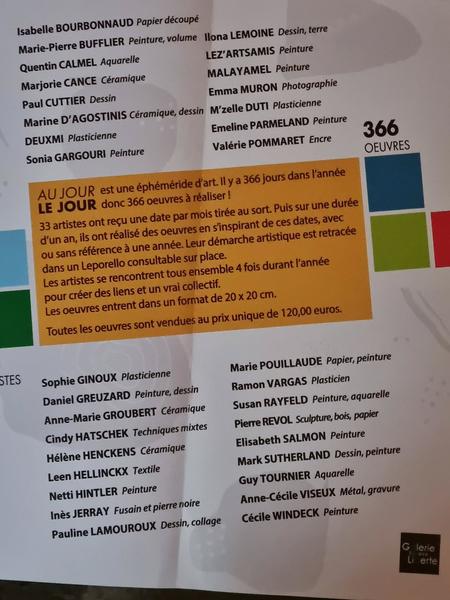 Expositions "Au jour le jour" - Biennale d'Art contemporain_Crest