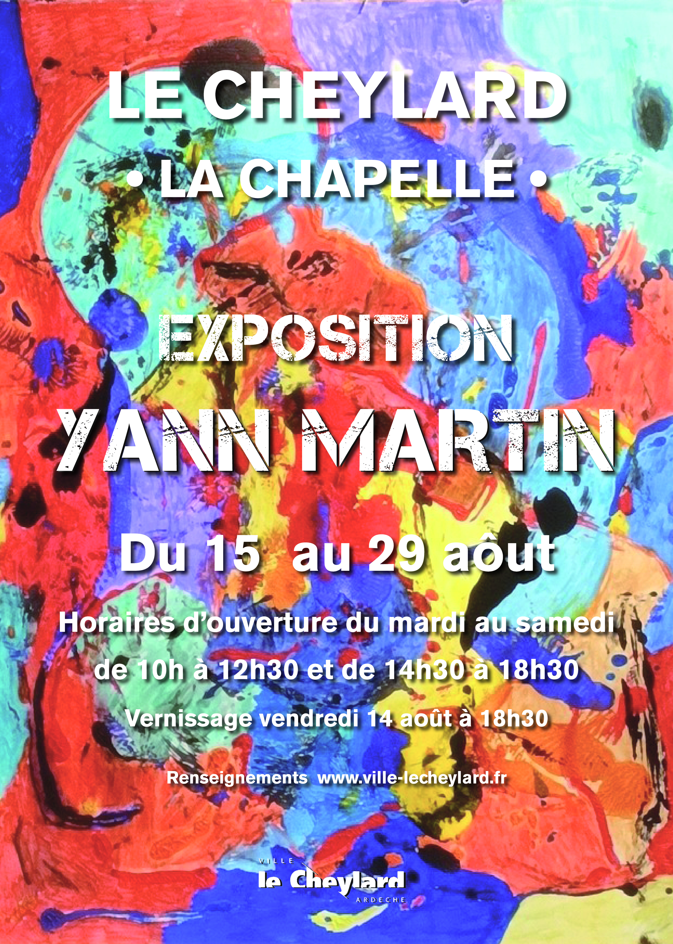 Vernissage de l'exposition de Yann Martin