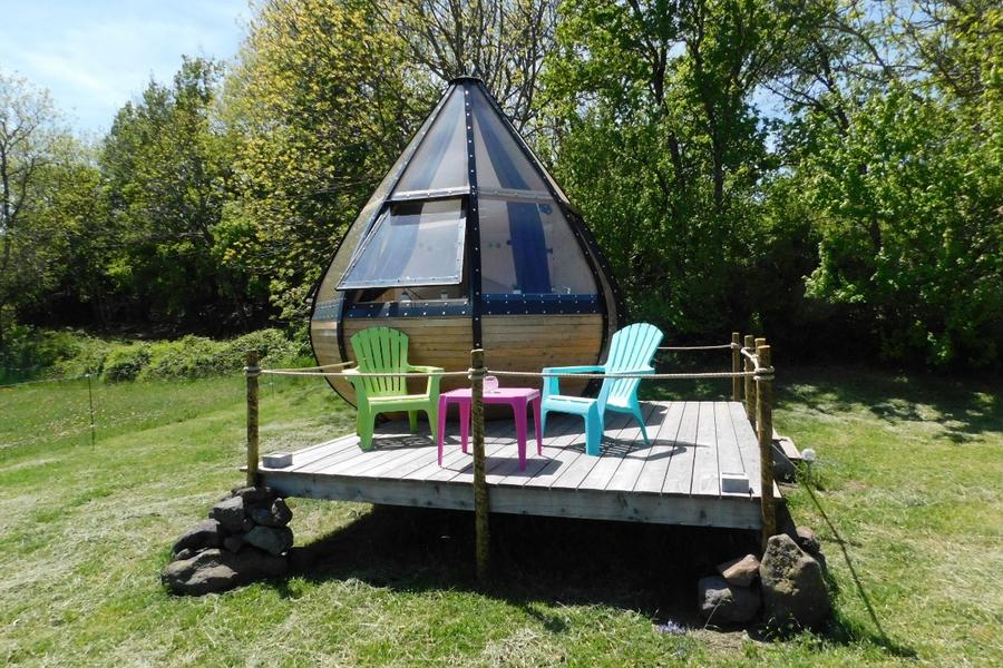 Terrasse  - Sylilanse - La goutte d'Ô à St pons