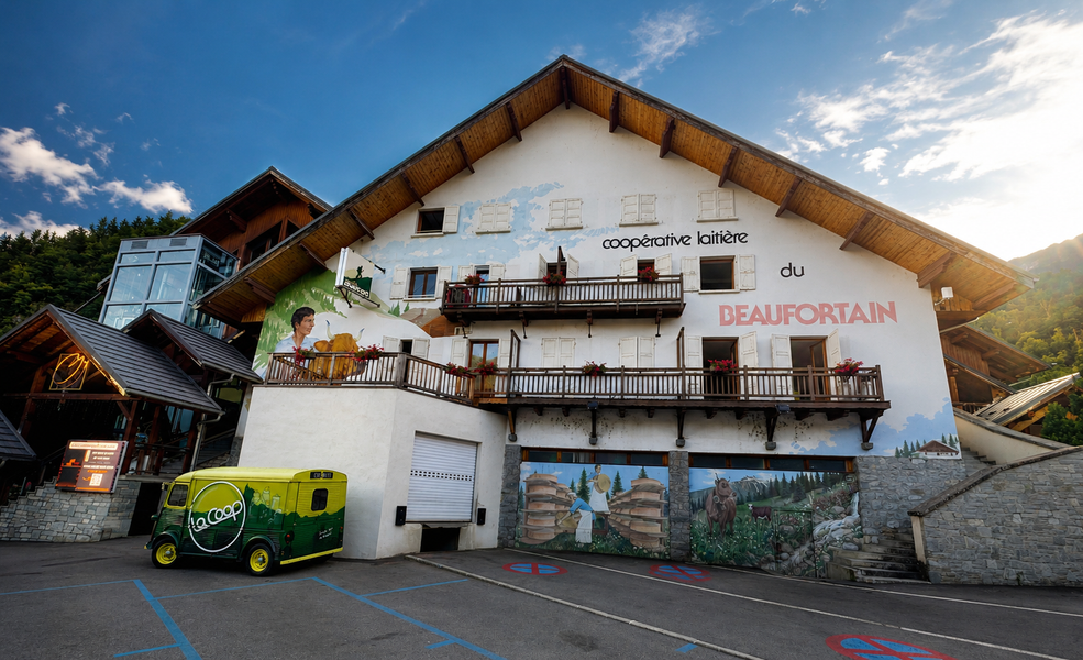façade de la Coopérative de Beaufort
