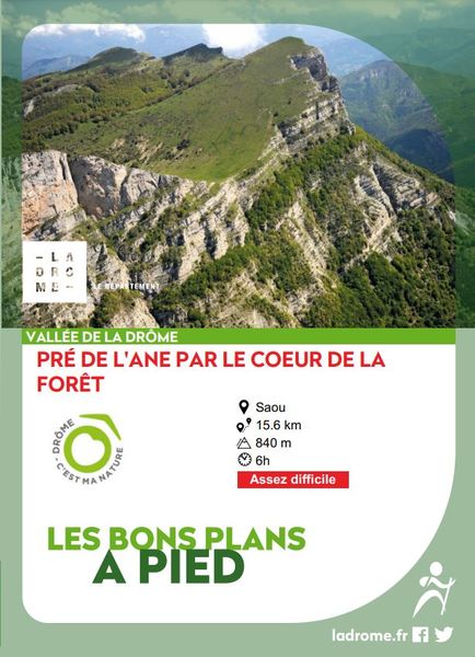 BP Pré de l'âne par le coeur de la forêt