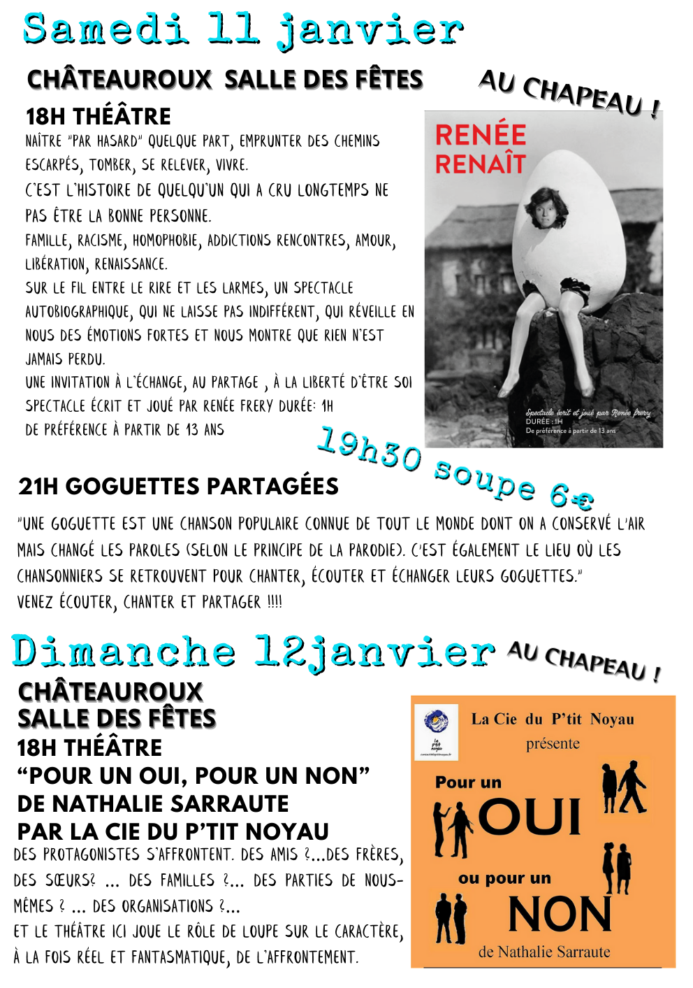 La Soupe de Janvier - Théâtre_Châteauroux-les-Alpes