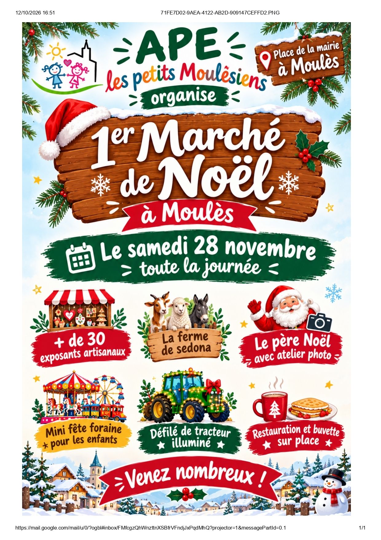 Marché de Noël de Moulès