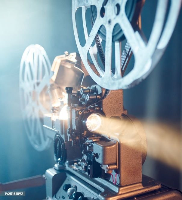 Projection d’un dessin animé de Noël