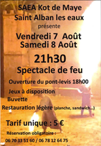 Spectacle de feu_Saint-Alban-les-Eaux