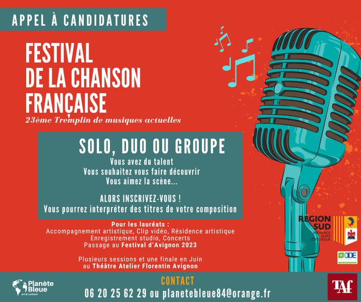 Festival de la chanson française - Avignon