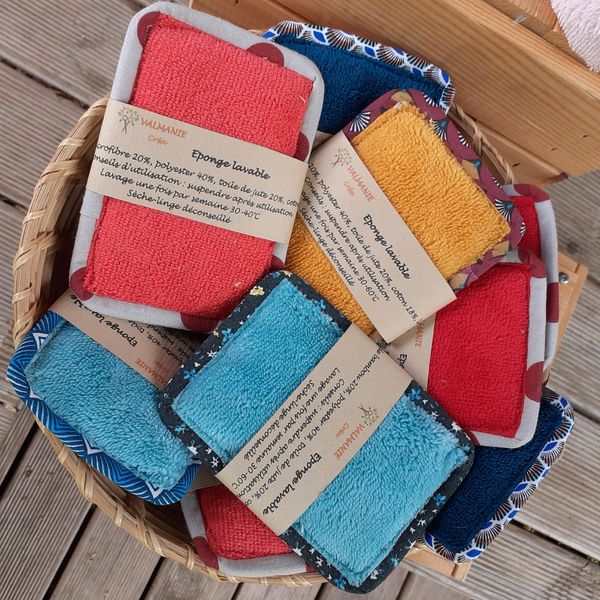 Eponges lavables