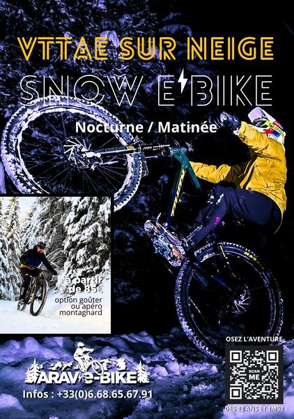Famil'e-Bike : Découverte Relax du VTTAE sur neige
