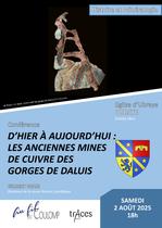 Conférence - D'hier à aujourd'hui : les anciennes mines de cuivre des gorges de Daluis