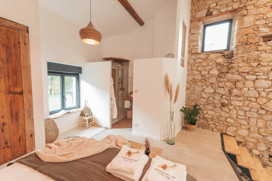 Gite Au creux des montagnes, spa et bien-être