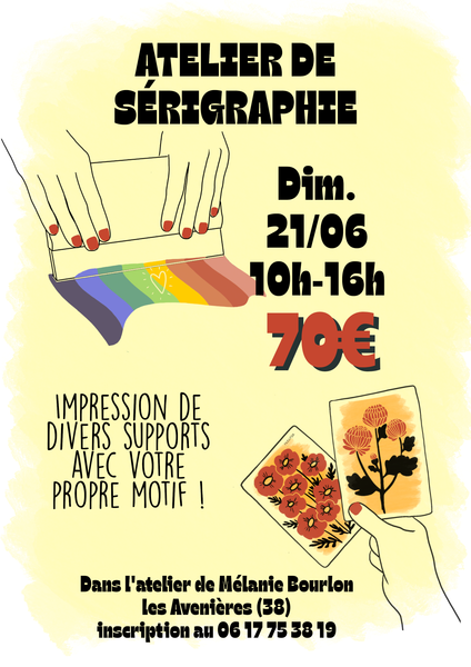 Atelier de sérigraphie aux Avenières_Les Avenières Veyrins-Thuellin