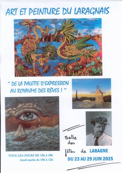 Festival 'Quartiers d'été' : exposition peinture de l'association Art et peinture du Laragnais_Laragne-Montéglin