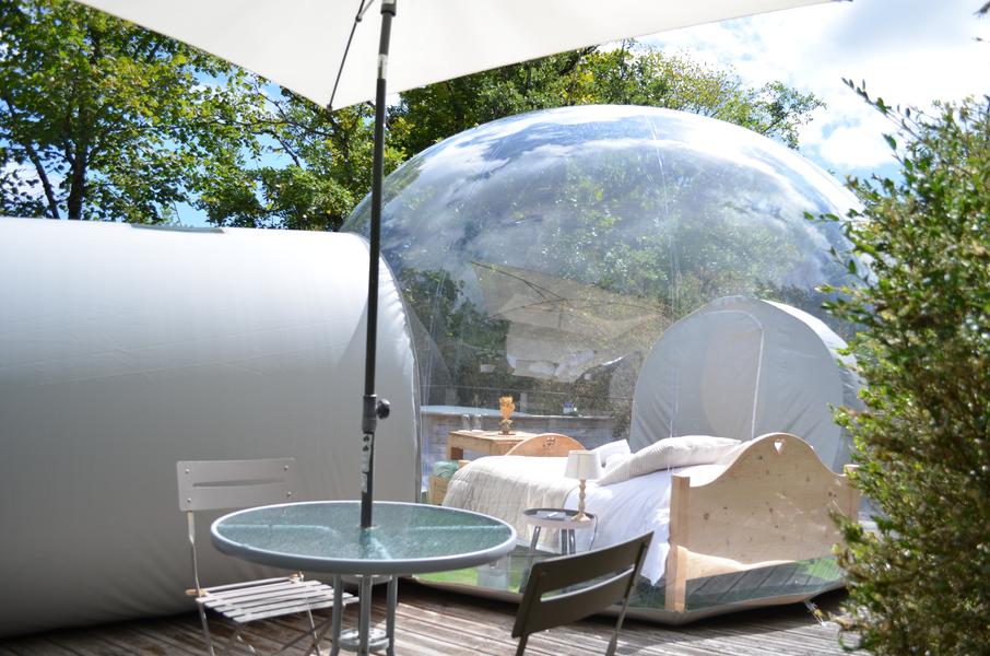 La bulle transparente - Domaine des Géorennes La bulle transparente - Domaine des Géorennes