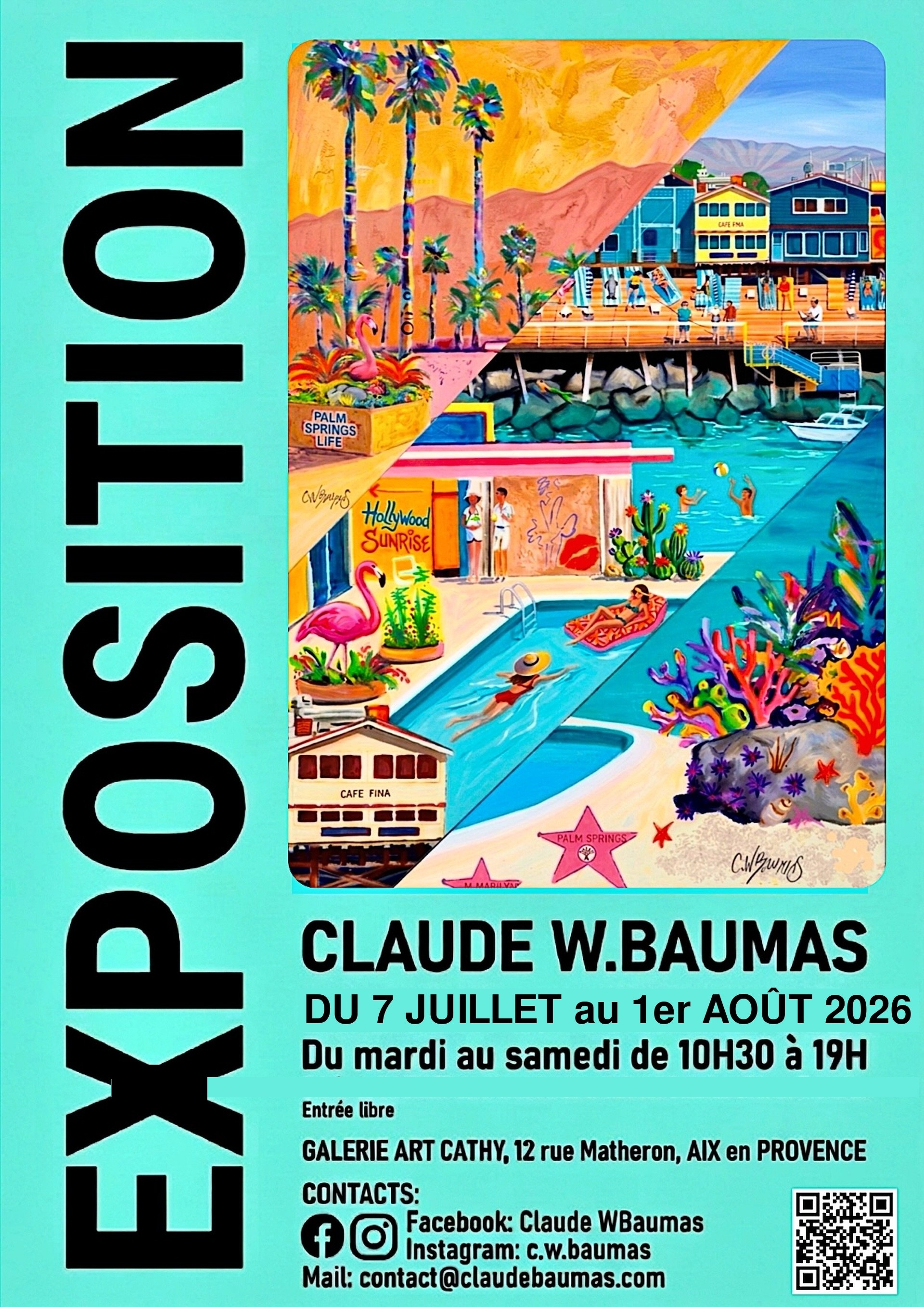 Exposition - Peinture - Claude W.BAUMAS