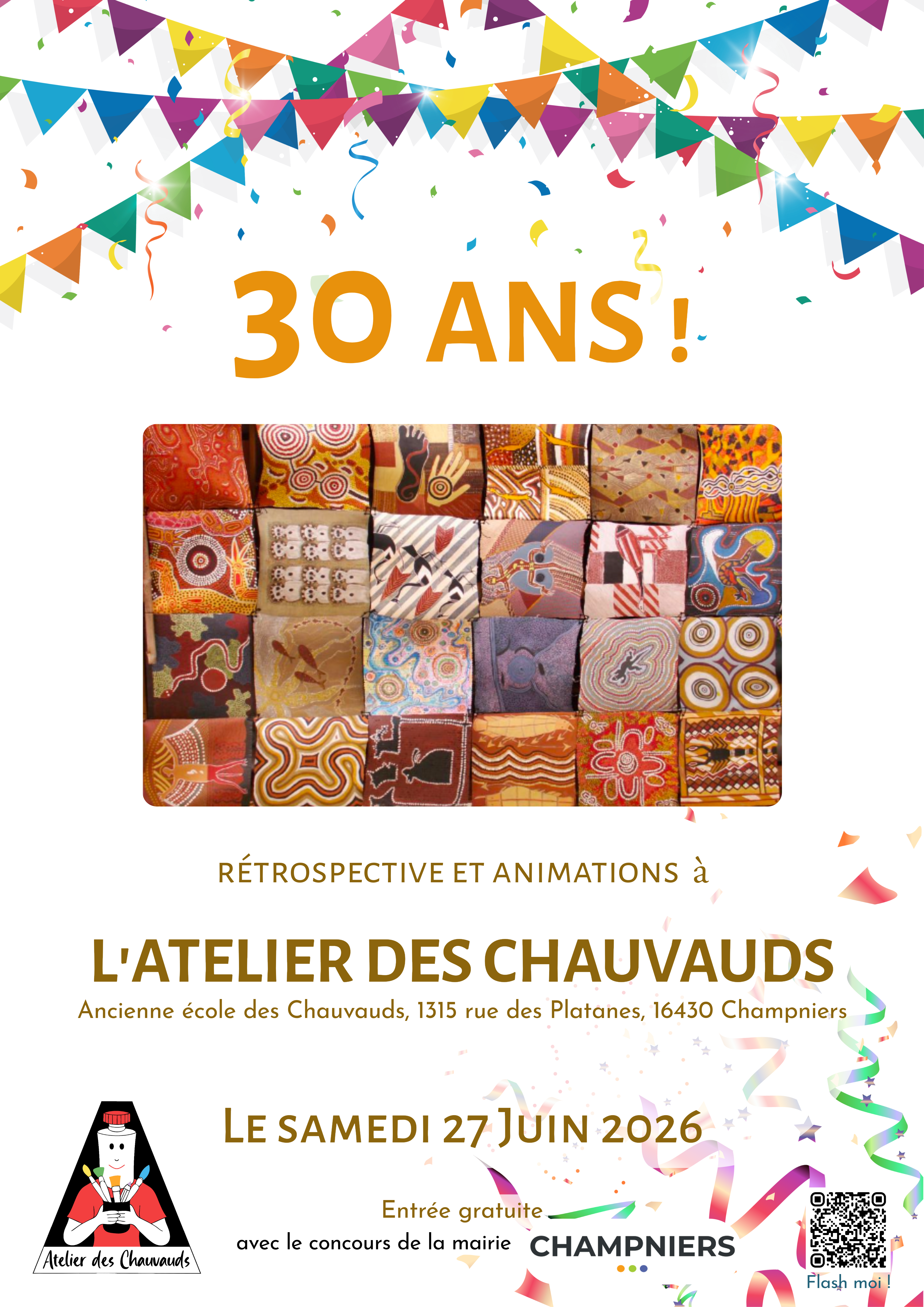 Les 30 ans de l'Atelier des Chauvauds