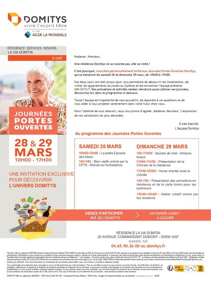 Journées Portes Ouvertes