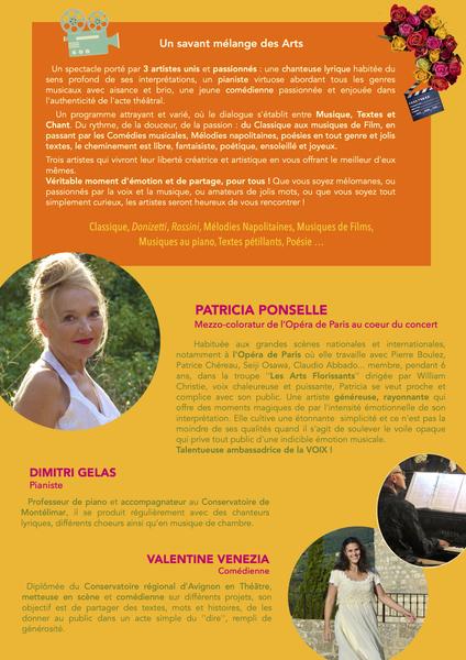 Concert : Patricia Ponselle mezzo coloratur de l'Opéra de Paris_Le Grand-Bornand