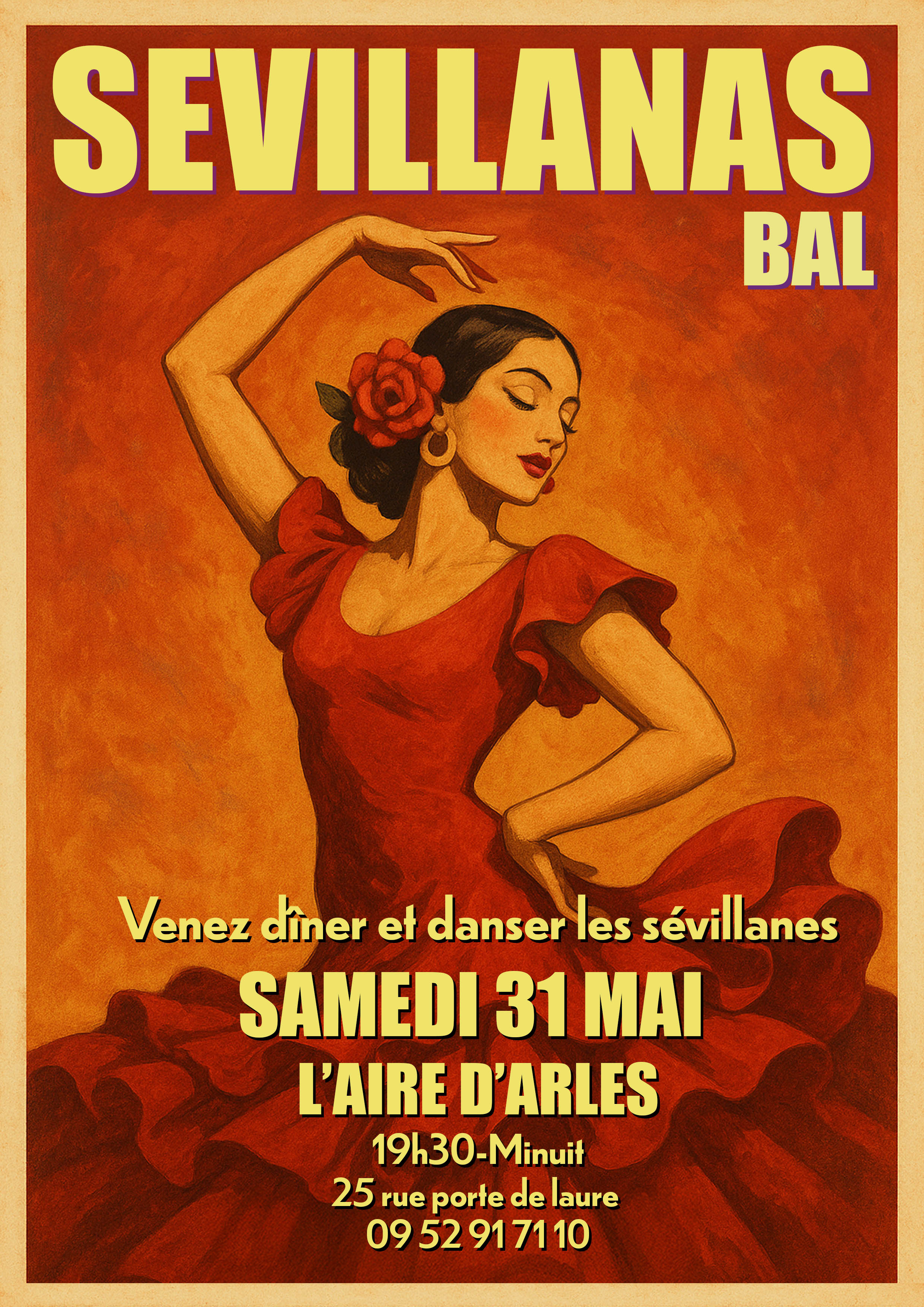 Soirée Sévillanes à l’Aire d’Arles