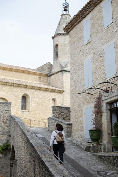 Crillon-le-Brave en hiver