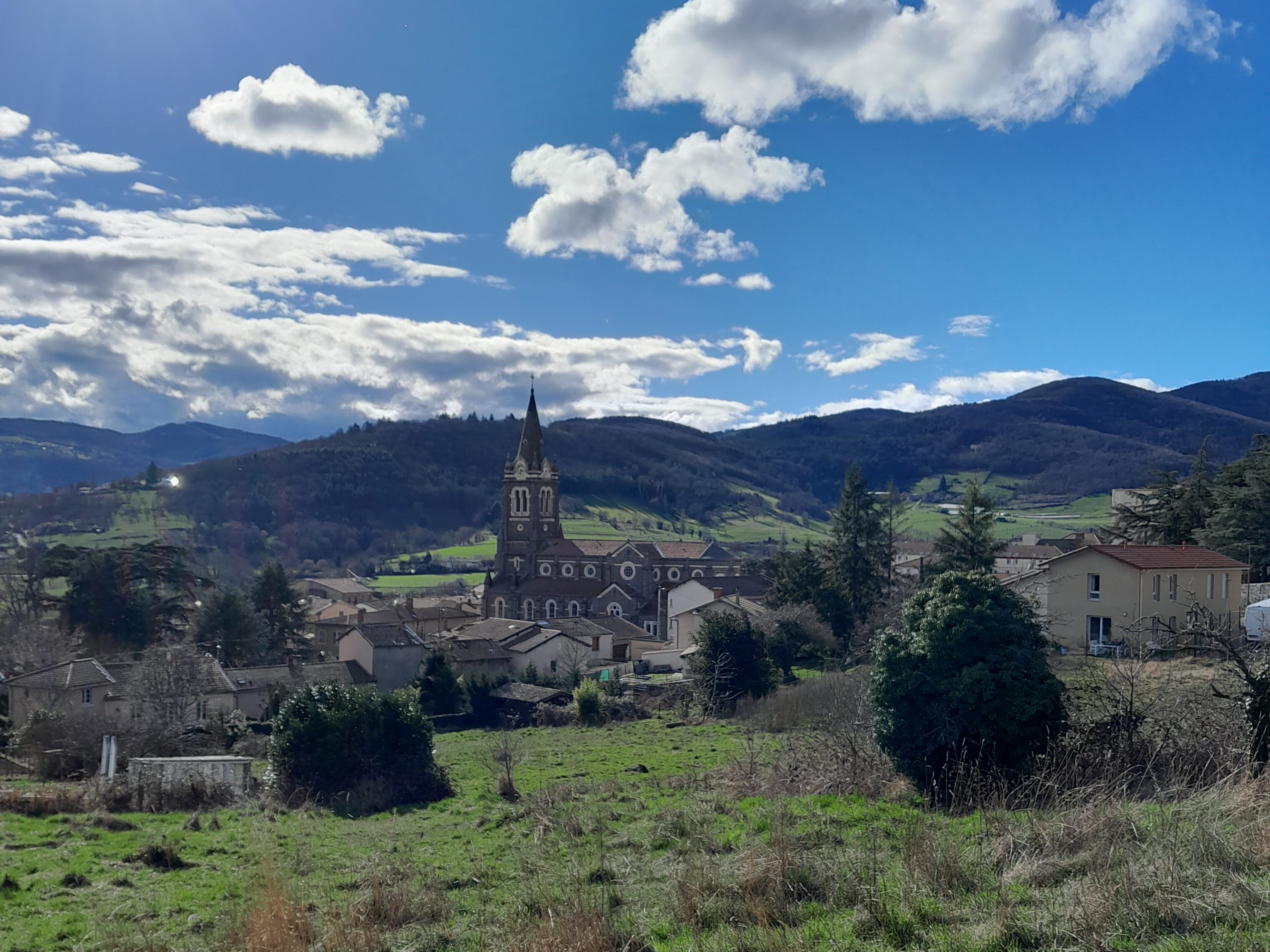 Vue sur le village