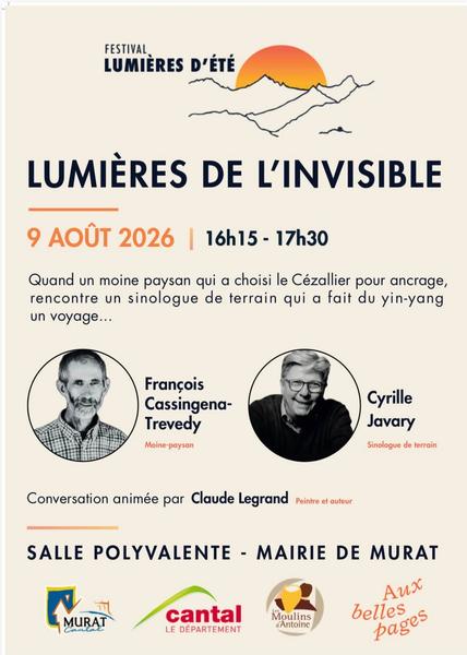 Festival Lumières d'été - Conférence Lumières de l’invisible avec François Cassingena et Cyrille Javary