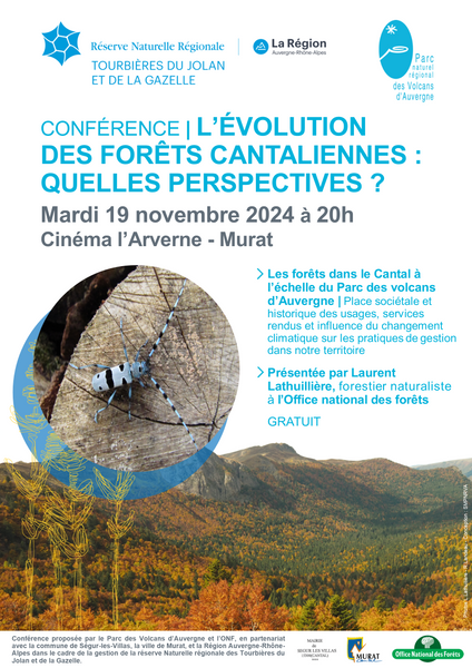 Conférence du Parc des Volcans d'Auvergne : L’évolution des forêts cantaliennes