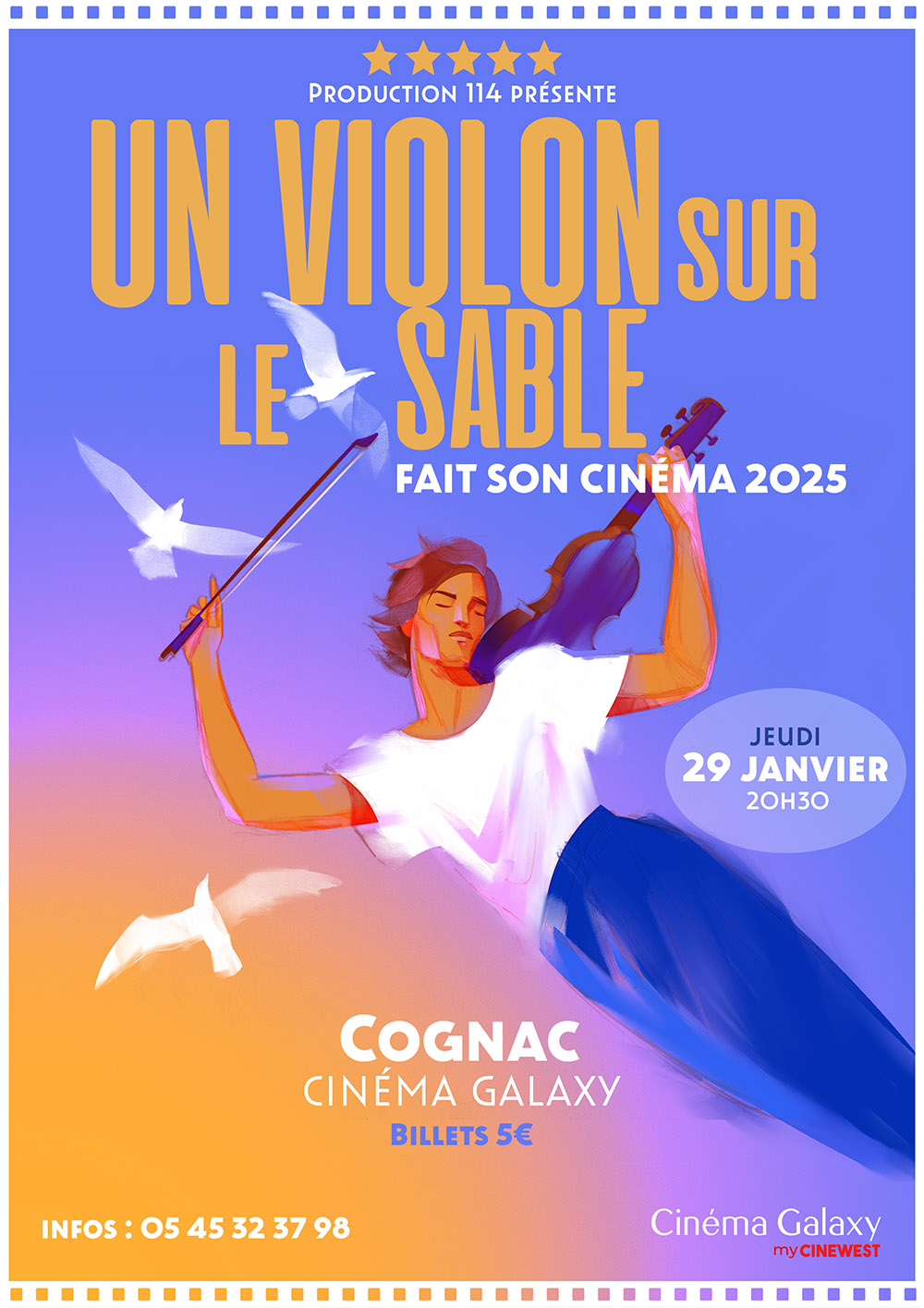 Un Violon sur le Sable fait son cinéma